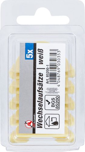 BGS tartalék fejek fehér a BGS 85200-hoz 5 darabos