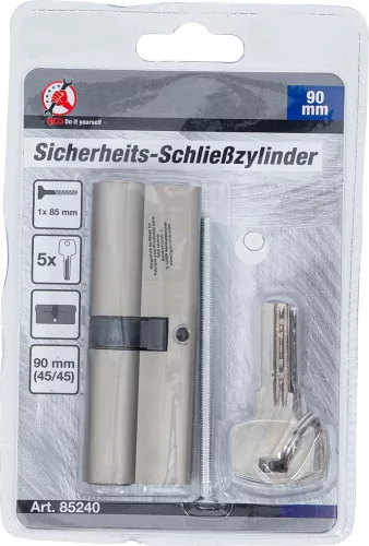 BGS biztonsági záróhenger 90 mm 45/45 mm