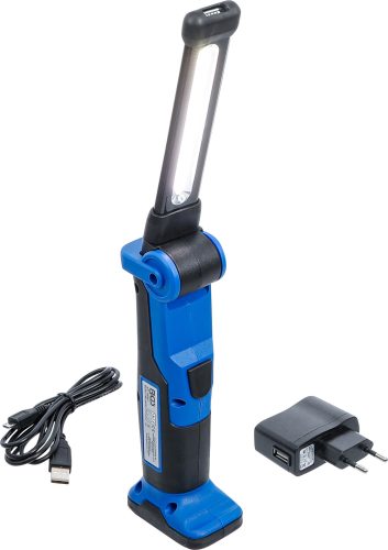 BGS akkumulátoros elhajlítható lámpa COBLED 5 W