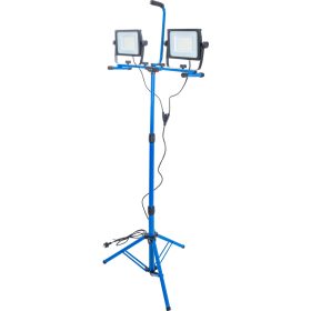 BGS duo-SMD-LED munkalámpa állvánnyal 2 x 70 W