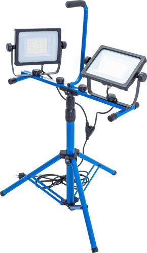 BGS duo-SMD-LED munkalámpa állvánnyal 2 x 70 W