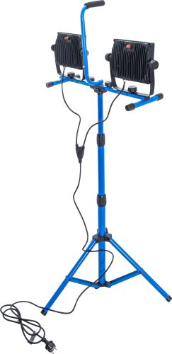 BGS duo-SMD-LED munkalámpa állvánnyal 2 x 70 W