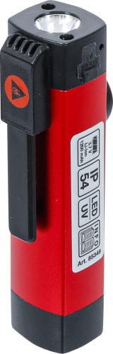 BGS alumíniumból készült COB-LED / UV kézi munkalámpa 1 W