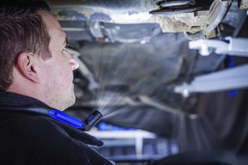 BGS nyakban hordható akkus COB LED munkalámpa