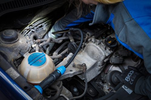 BGS COB-LED műhely ellenőrző lámpa hattyúnyakkal