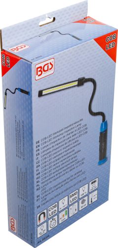 BGS COB-LED műhely ellenőrző lámpa hattyúnyakkal