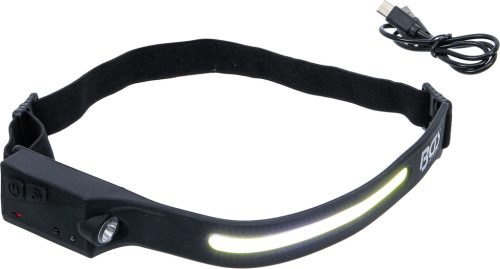 BGS COB LED fejlámpa mozgásérzékelővel