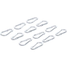 BGS karabiner készlet 5 x 50 mm 12 darabos