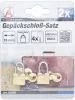 BGS poggyászlakat-készlet 15 mm 2 darabos