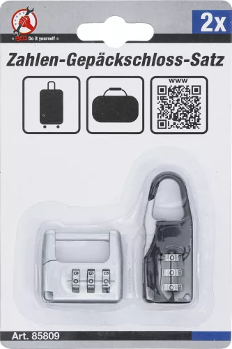 BGS számzáras poggyászlakat készlet 2 darabos