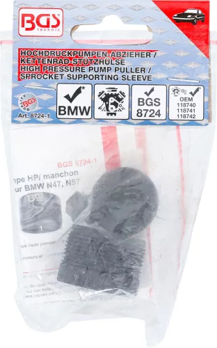 BGS magasnyomású szivattyú lehúzó / Lánckerék-támasztóhüvely BMW N47 / N57