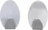 BGS öntapadós nemesacél akasztó 35 x 50 mm 1,0 kg 2 darabos