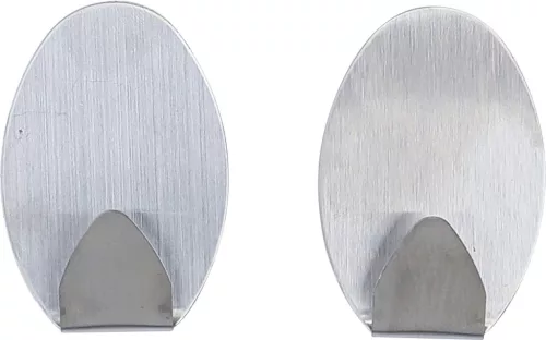 BGS öntapadós nemesacél akasztó 35 x 50 mm 1,0 kg 2 darabos