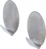 BGS öntapadós nemesacél akasztó 45 x 70 mm 1,5 kg 2 darabos