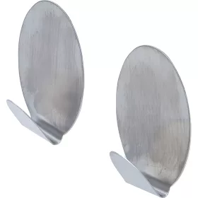 BGS öntapadós nemesacél akasztó 45 x 70 mm 1,5 kg 2 darabos