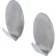 BGS öntapadós nemesacél akasztó 45 x 70 mm 1,5 kg 2 darabos