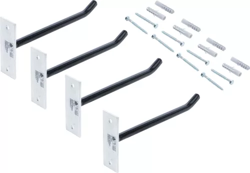 BGS falba erősített felnihorog-készlet 250 mm 4 darabos