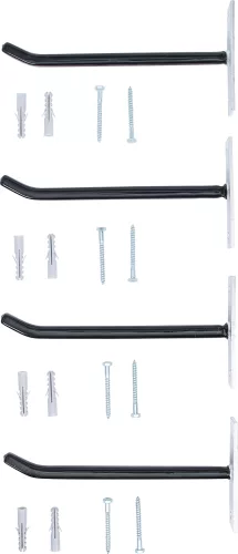 BGS falba erősített felnihorog-készlet 250 mm 4 darabos