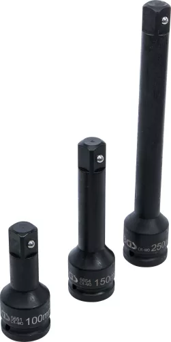 BGS hosszabbítókészlet légkulcshoz 20 mm (3/4") 3 darabos