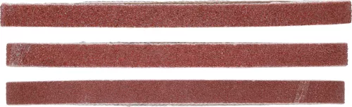 BGS csiszolószalag-készlet a BGS 8853-hez 10 mm x 330 mm K 60 - 80 - 120 12 darabos