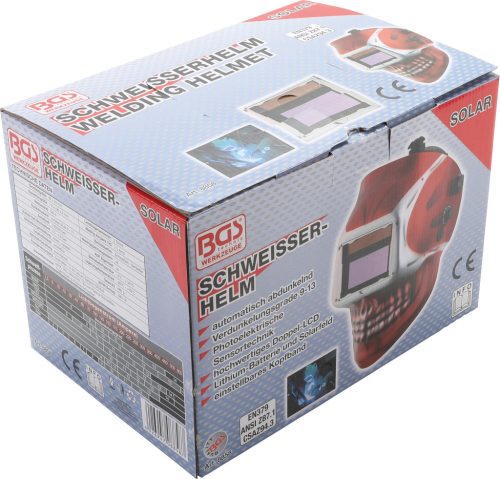 BGS hegesztőpajzs "Koponya" automatikusan sötétedő