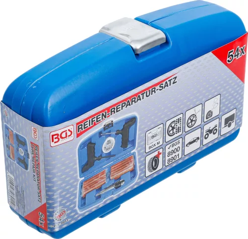 BGS gumijavítókészlet 54 darabos