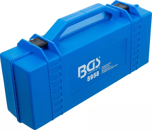 BGS turbófeltöltő diagnosztikai táska nyomásmérőkkel 55 - 60 - 65 - 70 mm