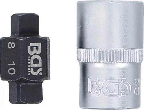 BGS olajleeresztő kulcs Négyszögletű 8 mm / 10 mm