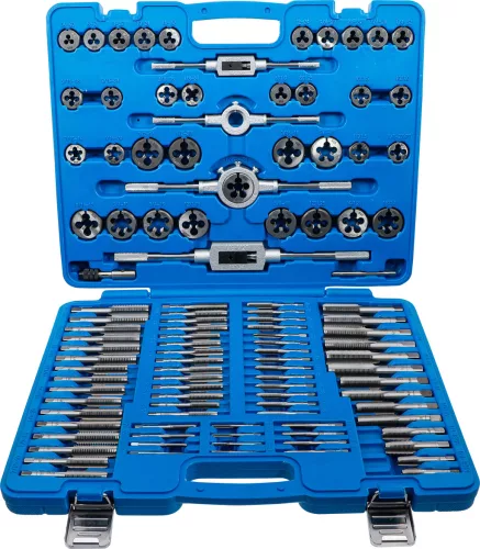BGS menetvágó készlet metrikus / Zoll 110 darabos