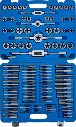 BGS menetvágó készlet metrikus / Zoll 110 darabos