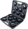 BGS olajszűrőkulcs-készlet 10 mm (3/8") 14 darabos