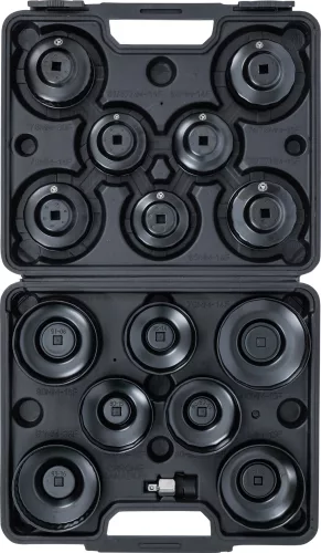 BGS olajszűrőkulcs-készlet 10 mm (3/8") 14 darabos