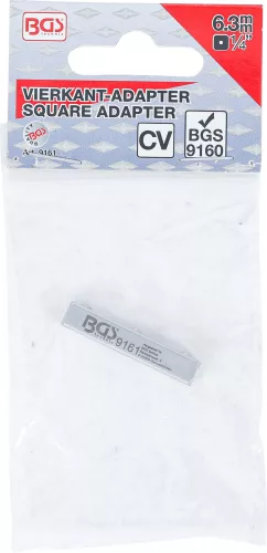 BGS négyszögű behajtó Külső négyszögletű 6,3 mm (1/4") BGS 9160