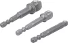 BGS fúrógép-billentő adapter készlet Külső hatszögletű 6,3 mm (1/4") 3 darabos