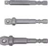BGS fúrógép-billentő adapter készlet Külső hatszögletű 6,3 mm (1/4") 3 darabos