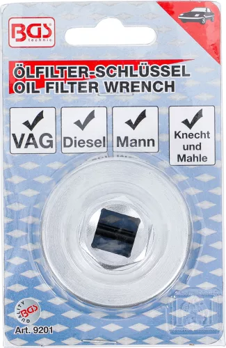 BGS olajszűrőkulcs VAG, MANN és Mahle szűrőkhöz