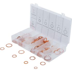 BGS o-gyűrű készlet Vörösréz Ø 6 - 20 mm 95 darabos