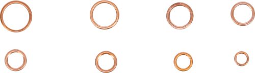 BGS o-gyűrű készlet Vörösréz Ø 6 - 20 mm 95 darabos