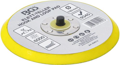 BGS tépőzáras tárcsa a BGS 9345-hez Ø 150 mm