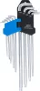BGS derékszögű kulcs készlet extra hosszú + extra rövid T-profil (Torx) T10 - T50 9 darabos