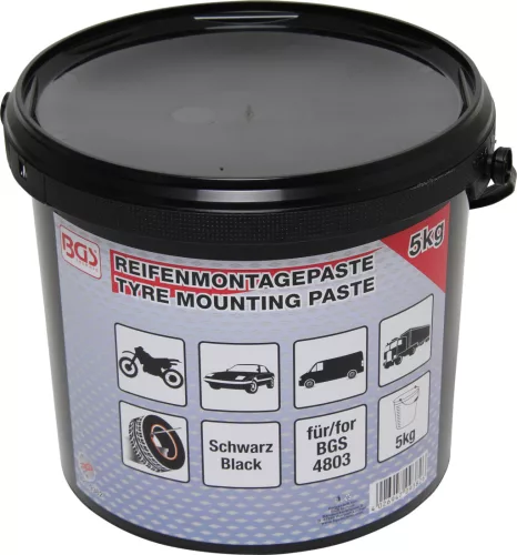 BGS abroncsszerelő paszta fekete 5 kg