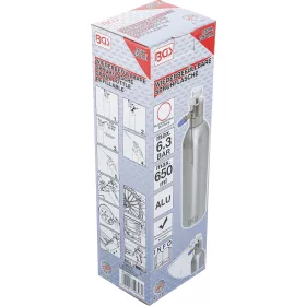 BGS levegős szórófejes flakon Alumínium kivitel 650 ml