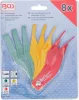 BGS fékbetét kopásvizsgáló idomszer készlet Aluminium 8 darabos