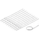 BGS gumiharang-bilincs készlet 7 mm 12 darabos