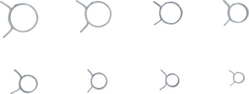 BGS rugószalagos tömlőbilincs készlet 80 darabos