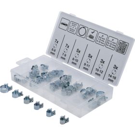 BGS tömlőbilincs-készlet Ø 6 - 16 mm 30 darabos