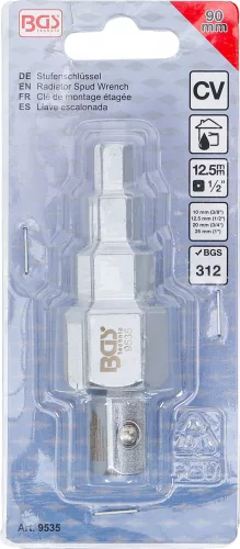 BGS lépcsős kulcs 12,5 mm (1/2") 4 fokozatú