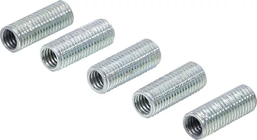 BGS menetjavító hüvely Belső menet M6 x 1,0 mm / Külső menet M8 x 1,0 mm 5 darabos