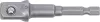 BGS adapter fúrógéphez: hatszögletű hajtás 6,3 mm (1/4") / négyszögletű hajtószár 12,5 mm (1/2")