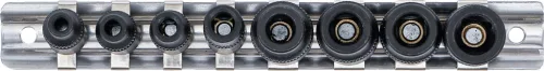 BGS menetfúró-befogó készlet 6,3 mm (1/4") / 10 mm (3/8") mágneses 8 darabos
